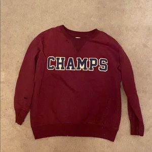 Destressed CHAMPS crewneck